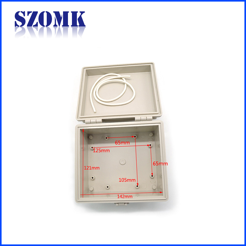 Caixa de plástico abs caixa pequena ip 65 caso de abas jaqueta à prova d'água gabinetes szomk para eletrônicos / 160 * 140 * 85mm / AK-01-35
