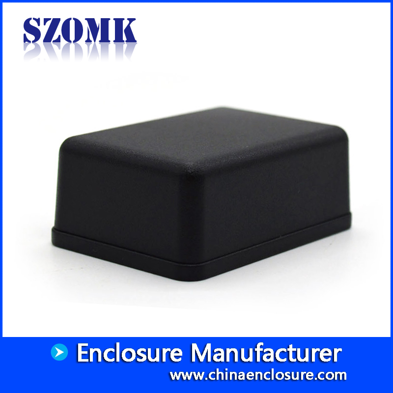 プラスチック製の電子ボックスDIYの黒い筐体がプラスチック製の電子プロジェクト塩ビジャンクションボックスジャンクションボックス51x36x20mmです