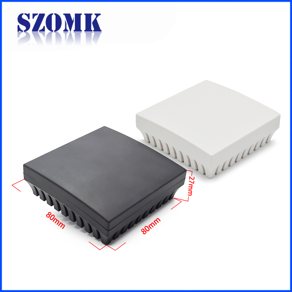 SZOMK 80 X 80 X 27 mm quadrado pcb junção personalizado caixa de plástico fábrica