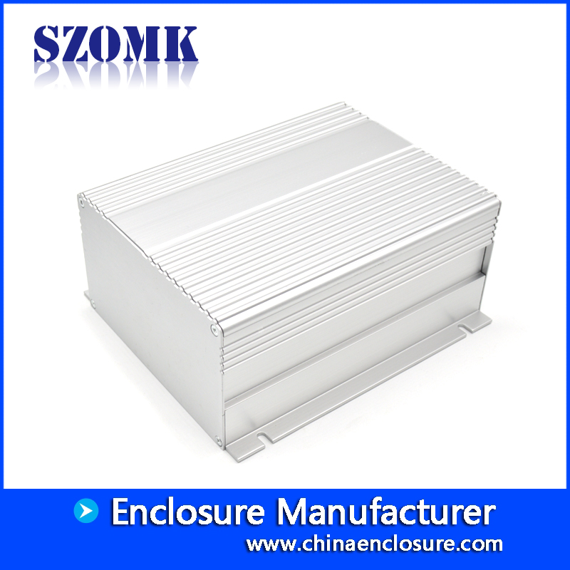 SZOMK Caja de unión de aluminio para caja de extrusión de aluminio para sensores y placa de circuito impreso AK-C-A36 70 * 137 * 155 mm