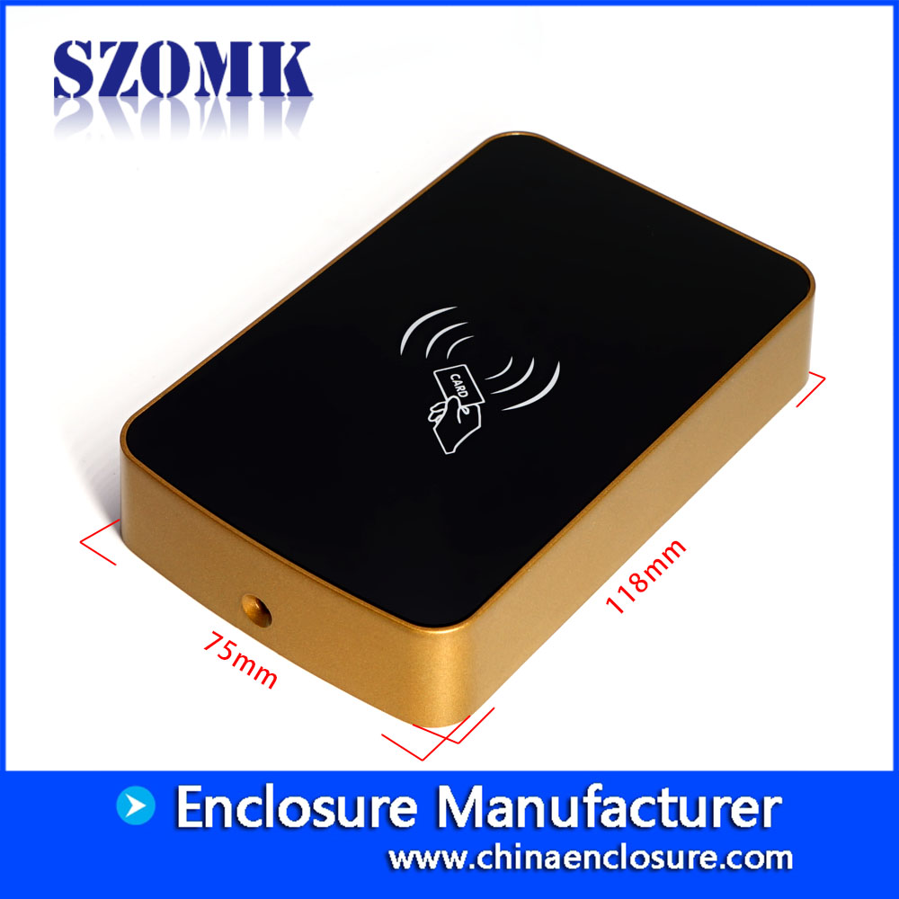 SZOMK Custom IP54 abs plastic aansluitdoos RFID behuizing voor kaartlezer AK-R-160 118 * 75 * 22mm