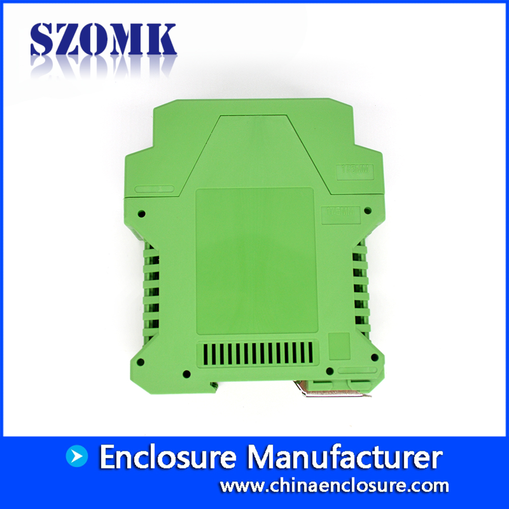 Gabinetes plásticos do instrumento modular da eletrônica do trilho do ruído de SZOMK para o PWB fornecedor AK-DR-51 114 * 100 * 35mm