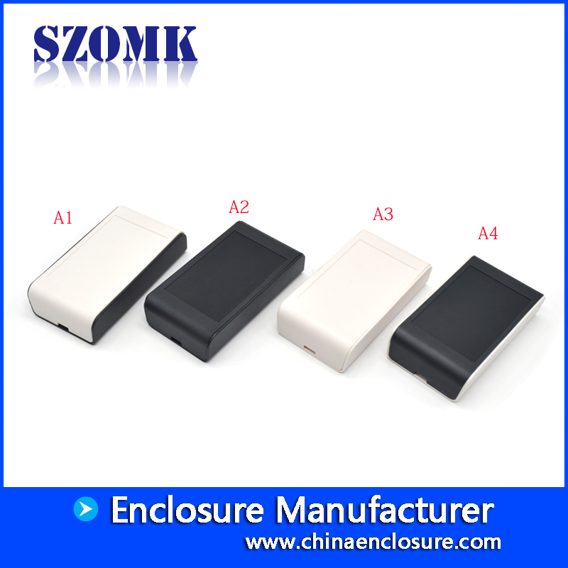 SZOMK boa qualidade pequeno abs gabinete padrão de plástico para eletrônica AK-S-02B 23 * 55 * 100mm