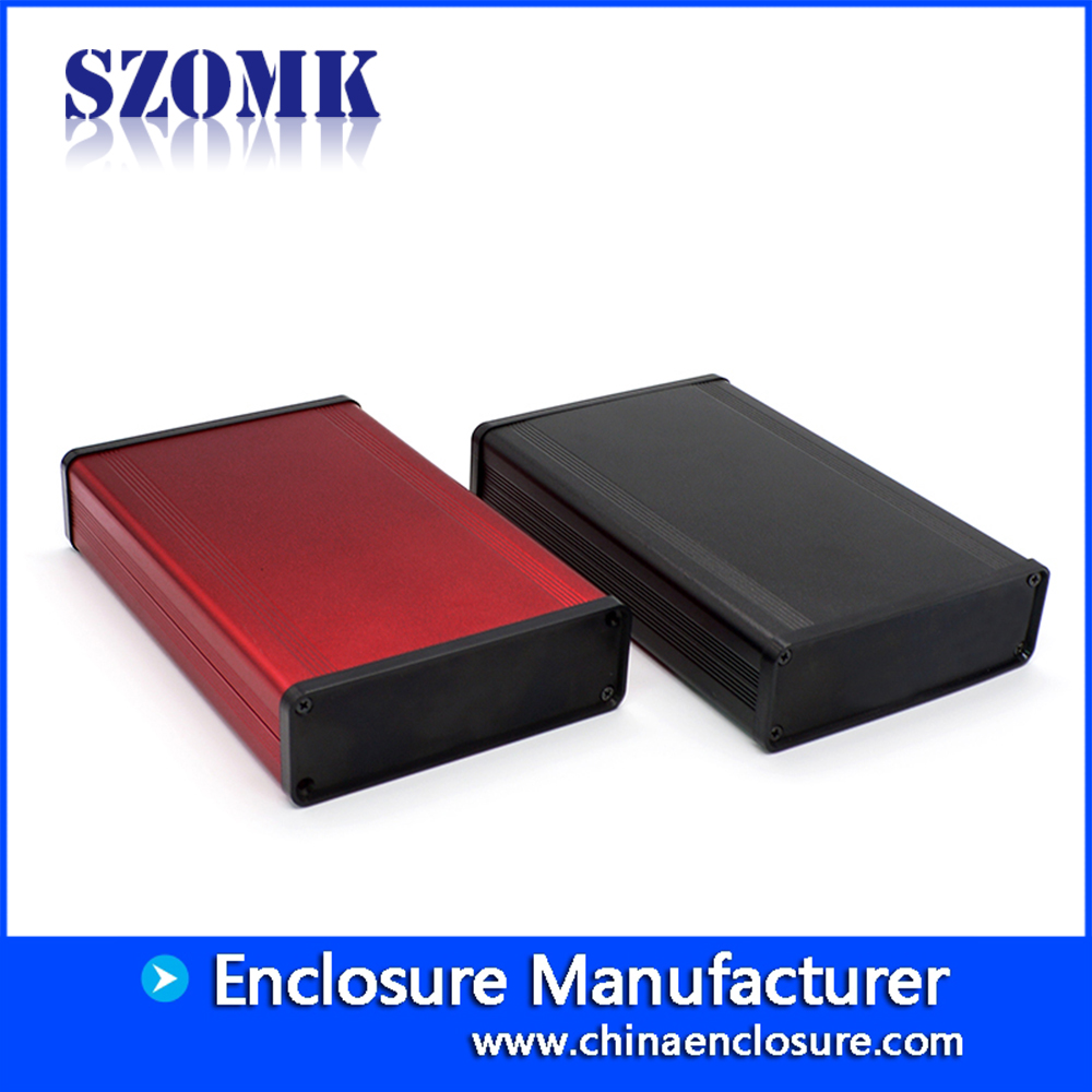 SZOMK IP54 extruded aluminum enclosures electronics for pcb AK-C-C71 155*106*34mm