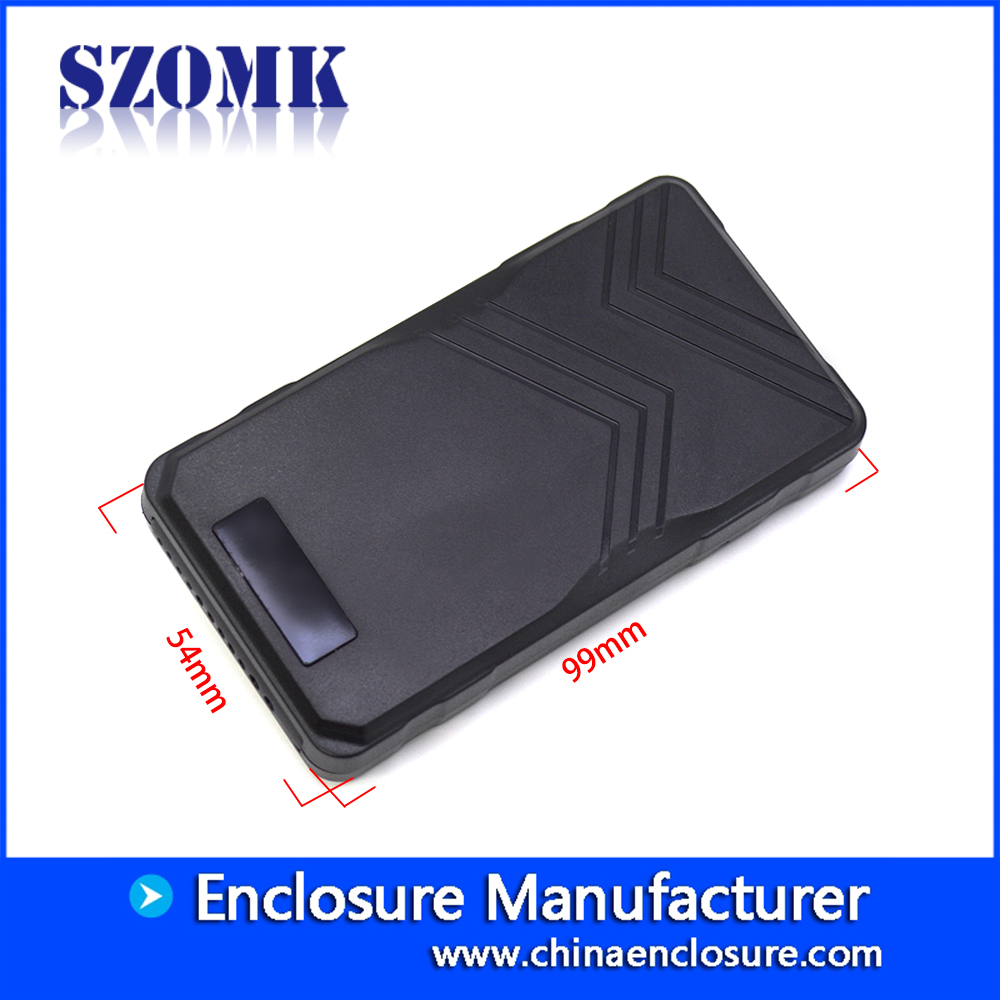 SZOMK轻巧便宜的定制塑料手持式外壳，适用于电子设备供应商AK-H-75 99 * 54 * 16mm