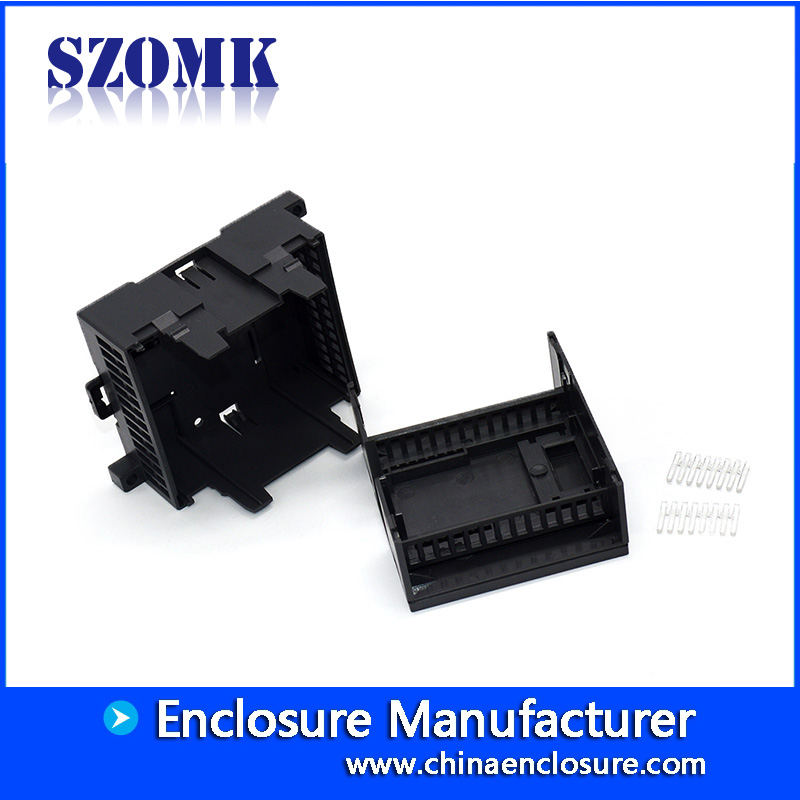 SZOMK Plastic Electronics Din Rail PLC Enclosure Junction box 80*70*61mm