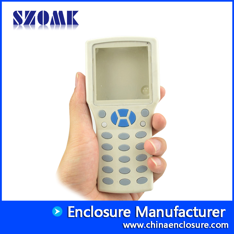 SZOMK abs plastic handheld enclosure 2 AA battery electronics junction boxes AK-H-24 139*65*26mm