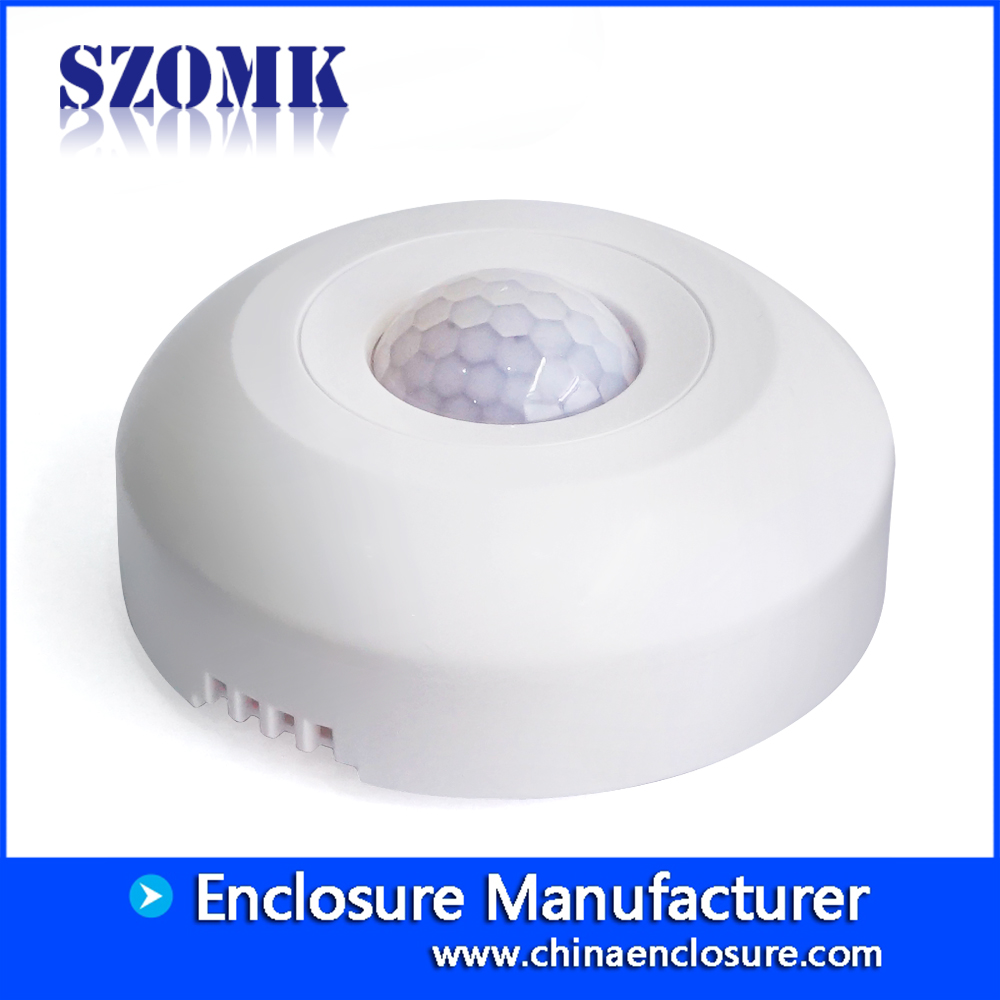 SZOMK العلامة التجارية بالجملة مخصص OEM الإلكترونية مربع من البلاستيك الأبيض لأجهزة الاستشعار AK-R-159 94 * 34mm