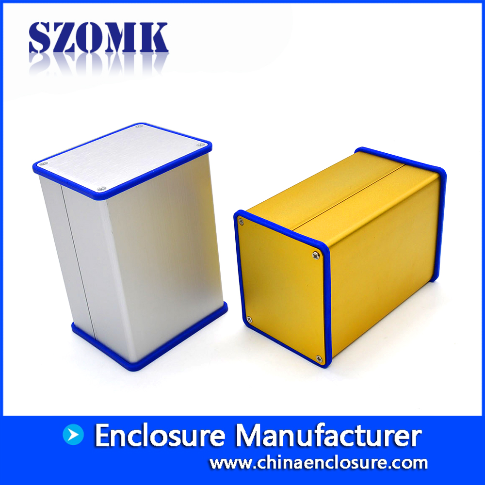 SZOMKはスクリーンの生地のためのトロリーハンドルのアルミニウム箱を突き出しました