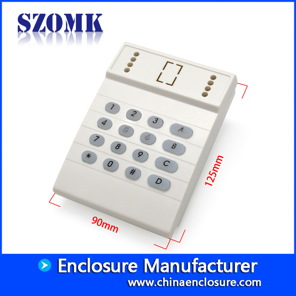 SZOMK工厂供应带键盘的塑料外壳，用于门禁AK-R-151 125 * 90 * 37 mm