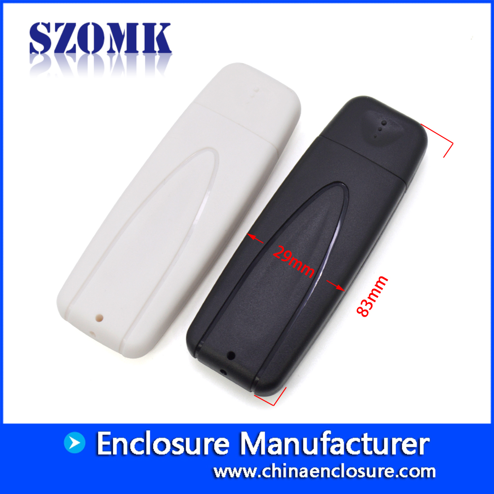 SZOMK PCB用高品質非常にデザインのリモートプラスチックエンクロージャAK-N-62 83 * 29 * 14 mm