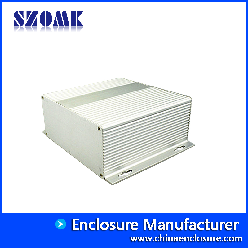 Caja de conexiones de aluminio extruido de caja metálica SZOMK para electrónica AK-C-A6 71 * 190 * 155 mm