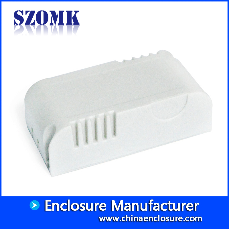 SZOMK البلاستيك ABS إمدادات الطاقة أدى الضميمة حالة مشروع الإسكان الكهربائية مربع / AK-10