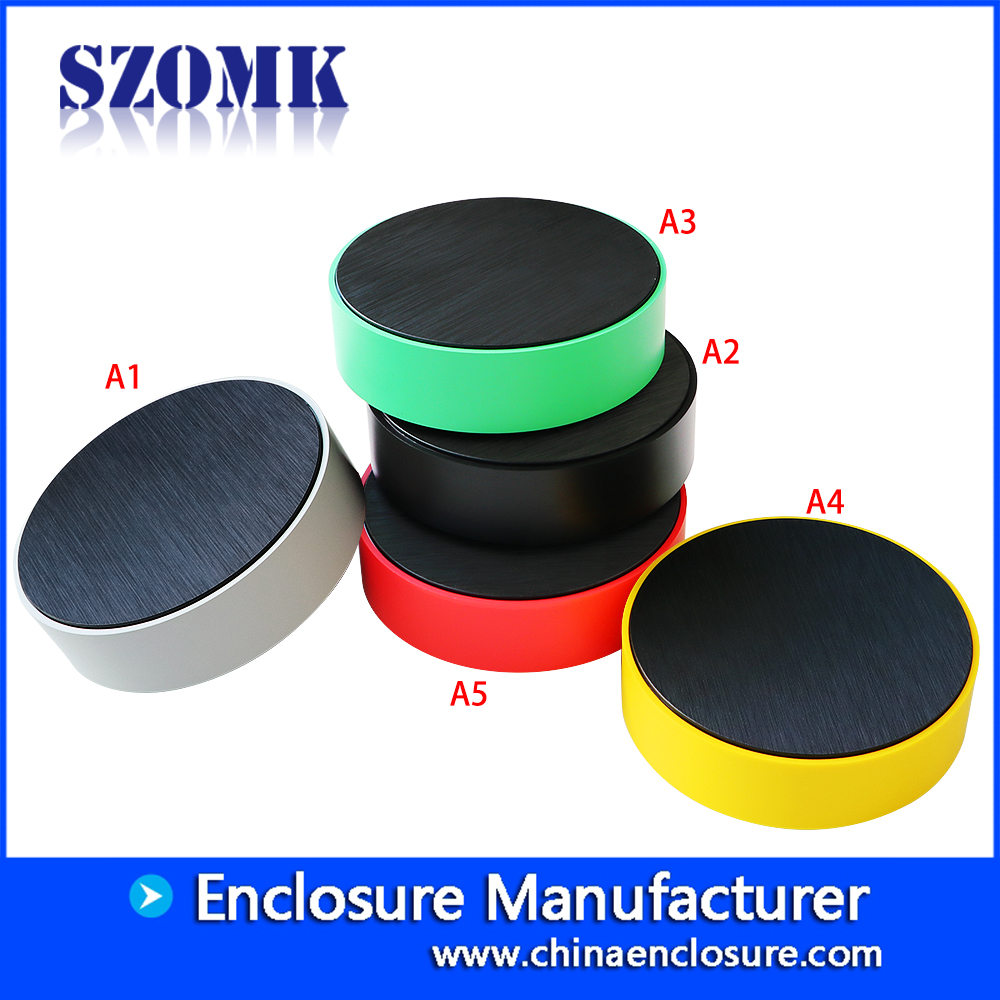 SZOMK shenzhen inyección de plástico caja eléctrica para caja de PCB 100 * 32 mm abs carcasa de plástico para equipos electrónicos AK-S-122