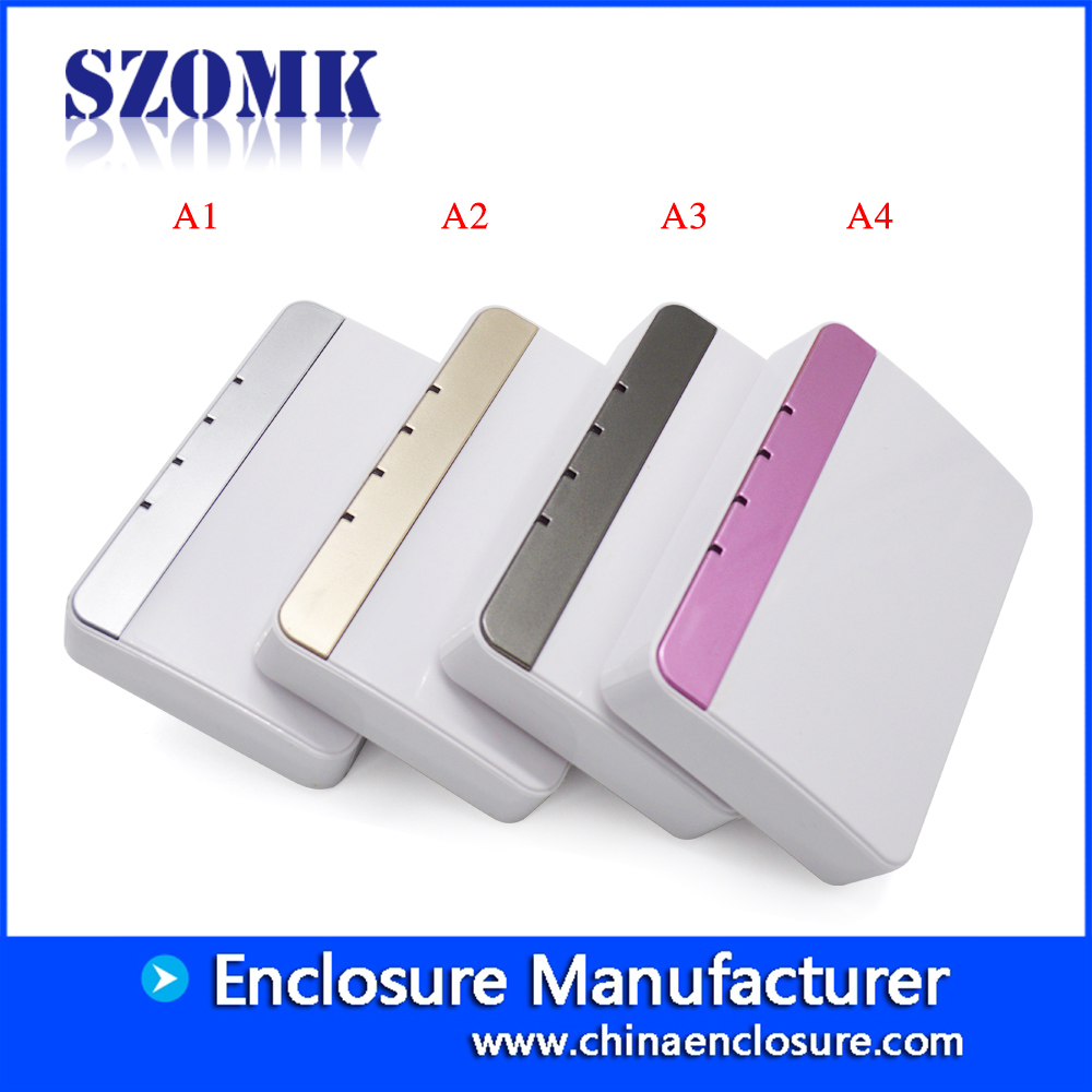 Caja de empalmes de plástico abs de buena calidad SZOMK para suministro de red AK-NW-44 118X79X26 mm