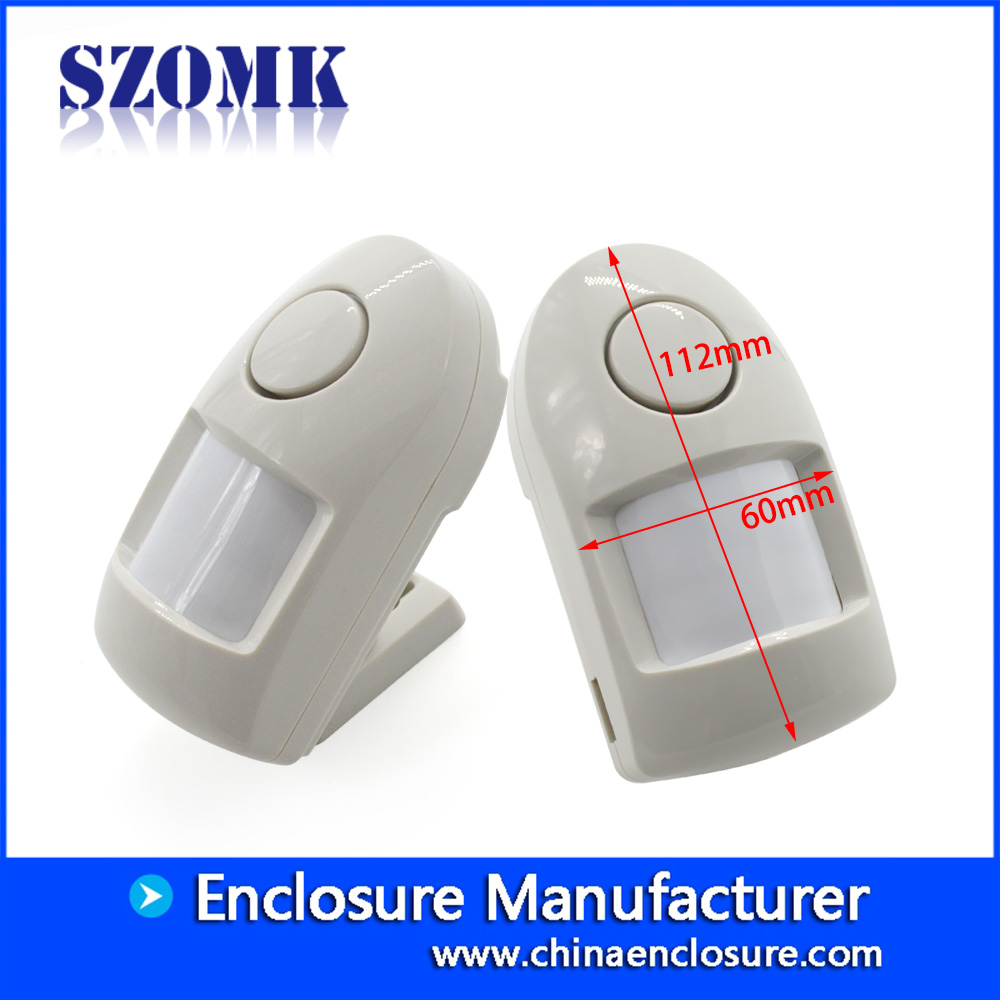 ShenZhen high quality wireless 112X60X40mm wireless motion human infrared sensor detector enclosure/AK-R-146