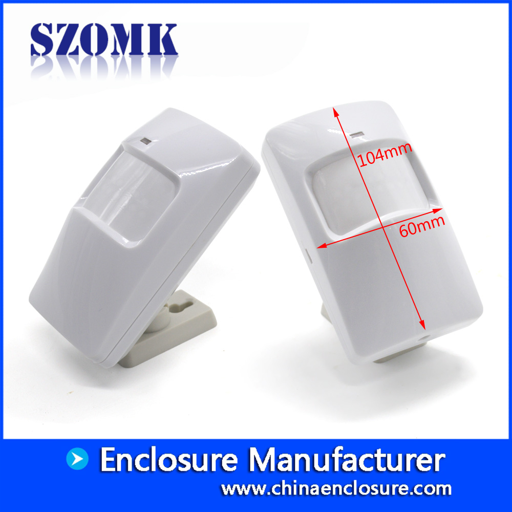 ShenZhen new design plastic wireless motion human infrared sensor for detector enclosure AK-R-144 04X60X43mm