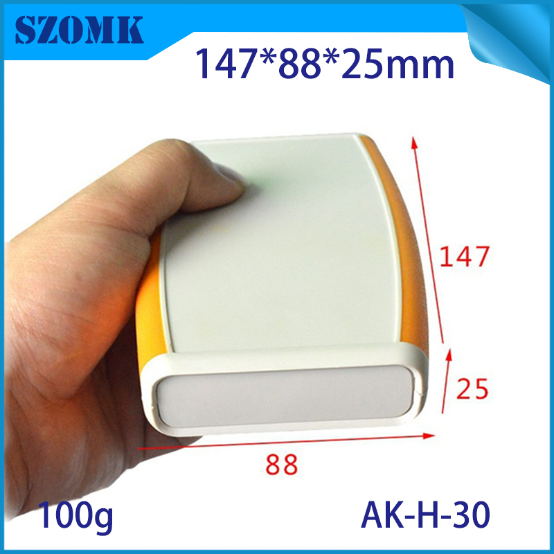 Shenzhen 147 X 88 X 25 mm de mano caja de plástico del empalme de encargo eléctrico de suministro