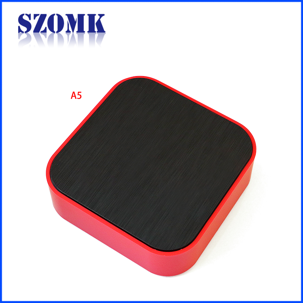SZOMK智能家居圆形围栏无线圆形围栏外壳，用于AK-S-123 98X98X32mm蓝牙无线设备