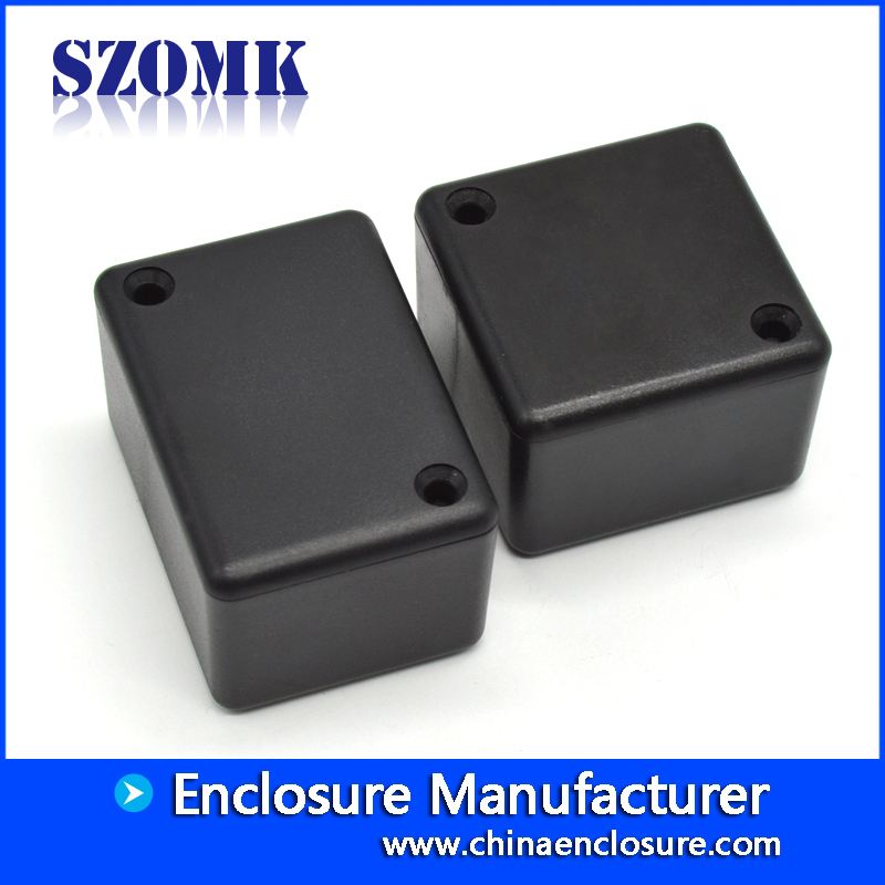 小型ABS塑料接线盒电气外壳szomk可定制外壳，适用于PCB AK-S-113 40 * 40 * 27mm
