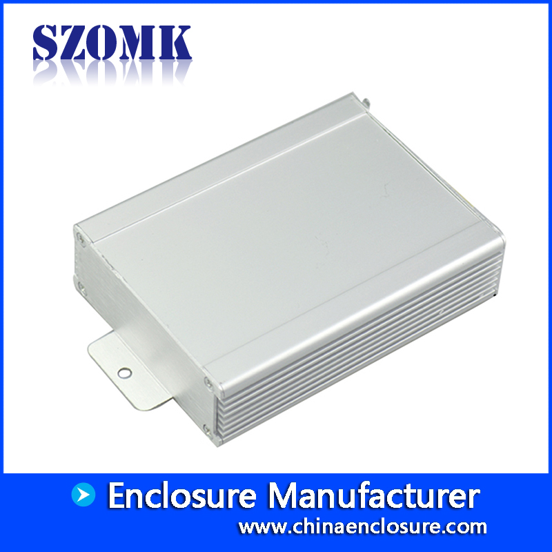 Dividir pequeno alumínio caixa de extensão do roteador interruptor de controle PCB gabinete eletrônico 27 ​​* 76 * 100mm AK-C-C32