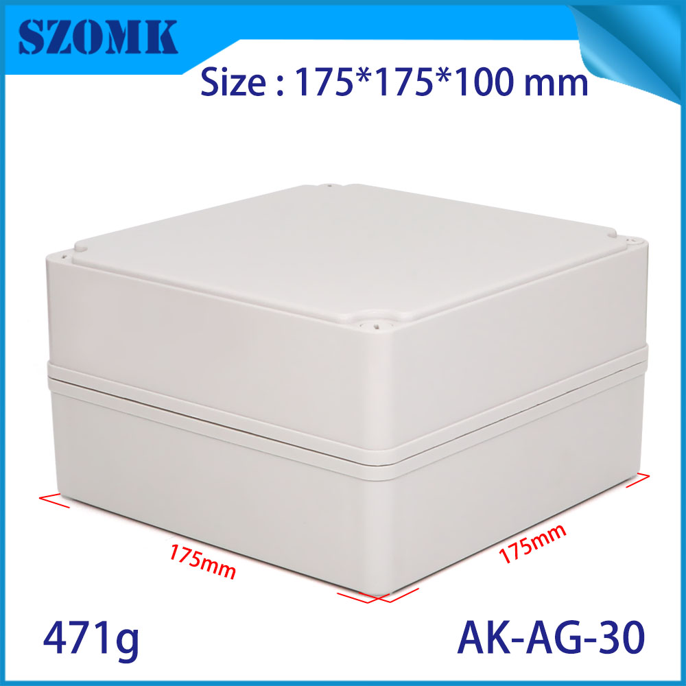 Szomk Big Square Clave IP66 Caja de conexiones impermeables AK-AG-30 175 * 175 * 100 MM