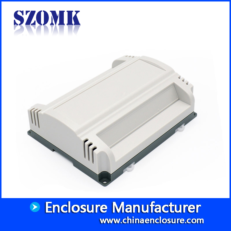 Caja de interruptor de material ignífugo Szomk caja de riel din para pcb AK80008 173.8 * 138.5 * 57 mm