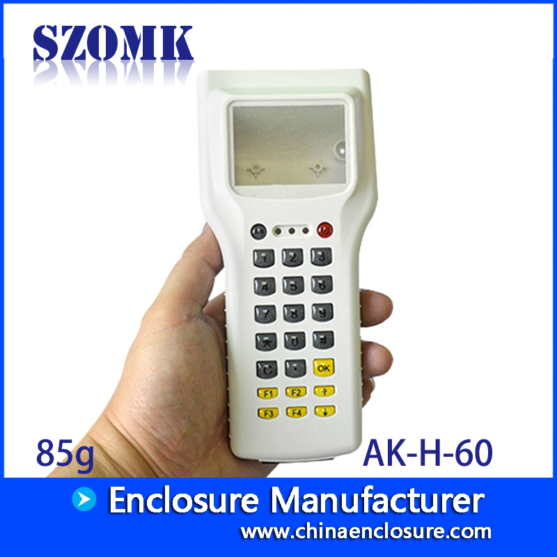 Very design handheld plastic enclosure with key boards for industrial electronics AK-H-60 180*81*45 mm