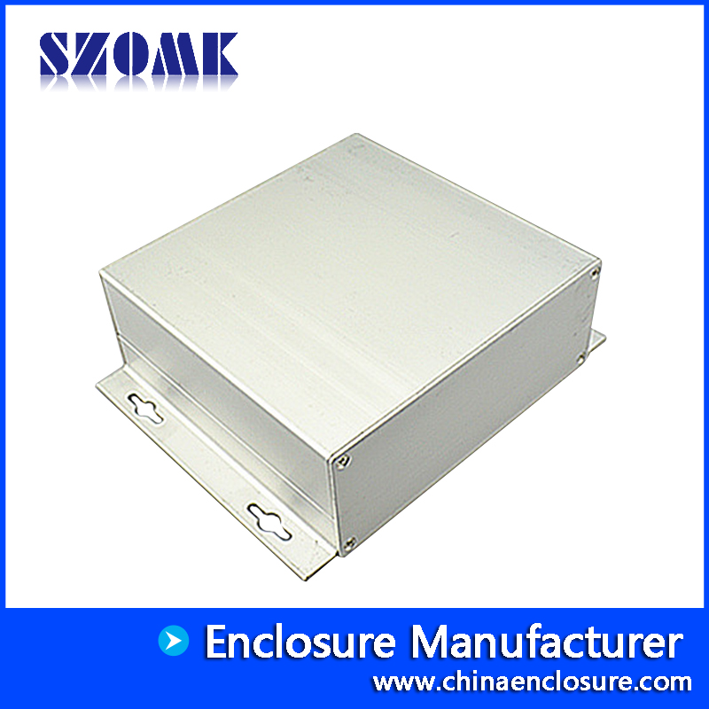 Caja de aluminio extruido para montaje en pared para dispositivo electrónico AK-C-A29 52 * 130 * 165 mm