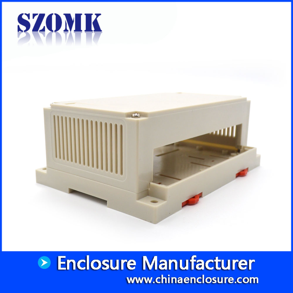 Wall mounting plastic din rail industrial control abs housing instrument box for pcb AK-P-30 155*110*60mm