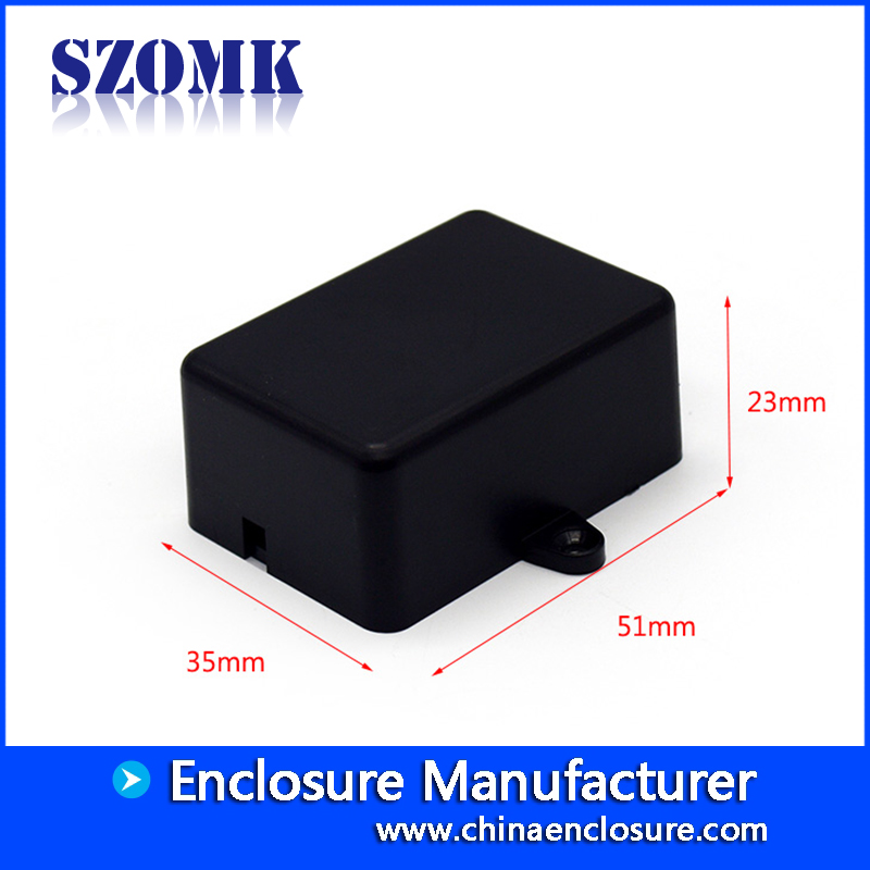 abs control plastic enclosures for electronics 52*36*23mm abs swith housing for pcb board abs plastic enclosure