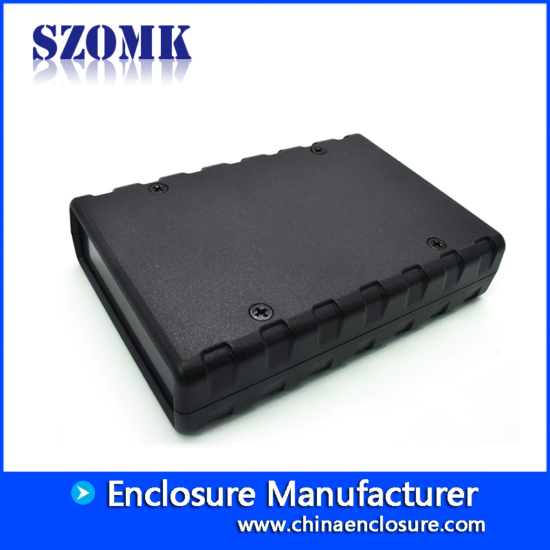 Caja de la cubierta del instrumento plástico negro / blanco cajas diy del szomk para la electrónica caja de la conexión de GPS