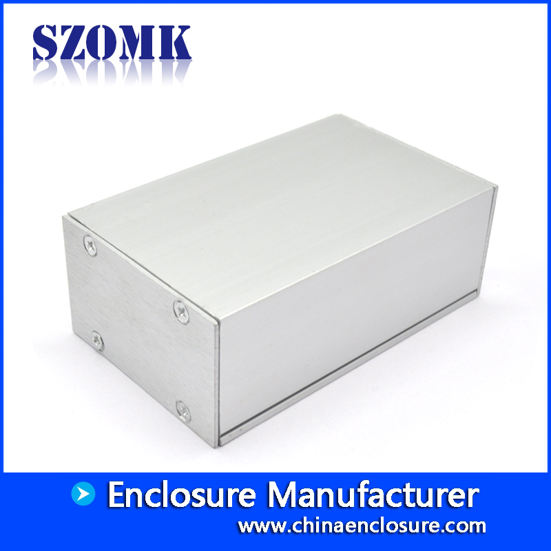 recinto de caja de aluminio electrónico de mano personalizado para pcb AK-C-B78 30 * 50 * 80 mm