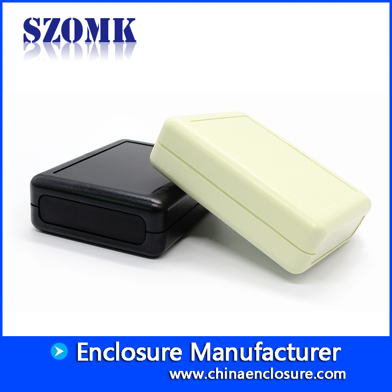bricolaje eléctrico plástico tapa caja distribución caja 90 * 70 * 28 mm szomk caliente venta de caja de proyecto de control de gabinete AK-S-56