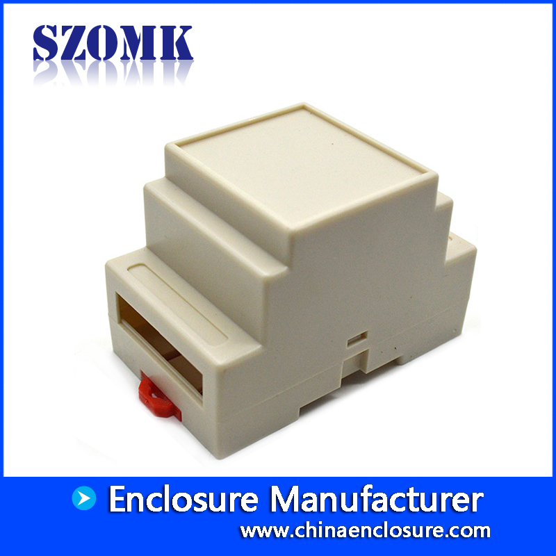 caixas de interruptor industriais plásticas eletrônicas do trilho do ruído para o pcb / AK-DR-02 88 * 53 * 59mm