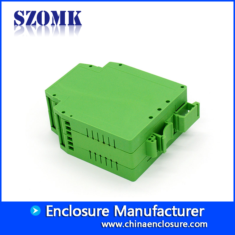 外壳PCB接线盒塑料32 80*98*40mm电子DIN Rail Case AK-DR-32 80*98*40mm