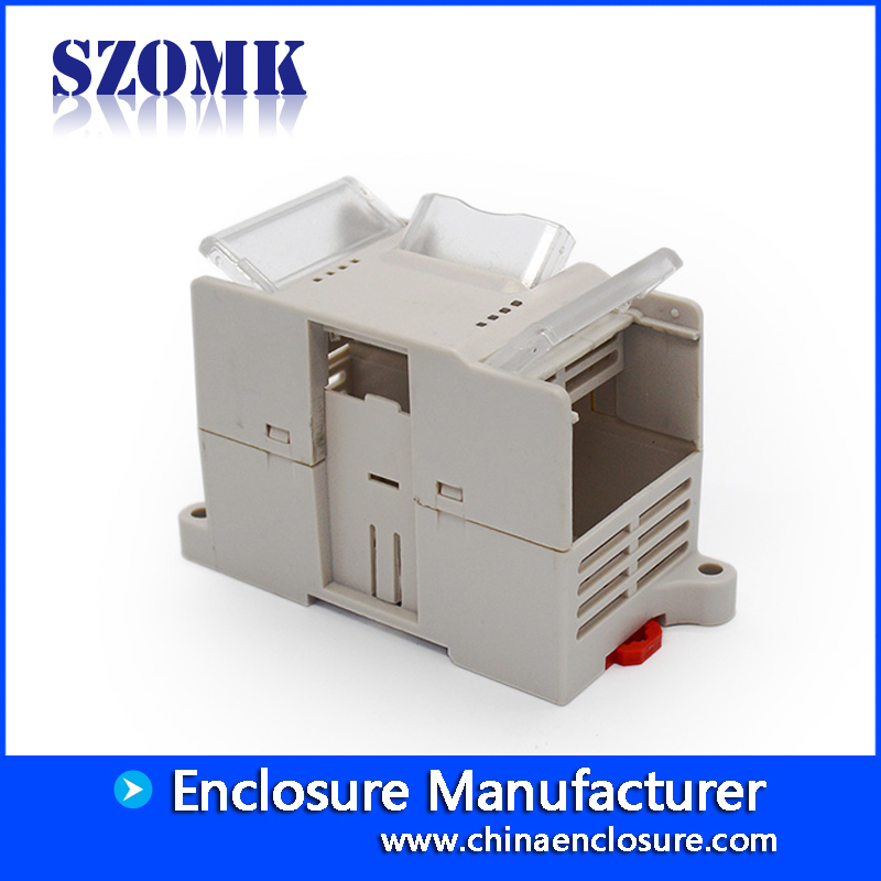 Guangdong electronic products 110X65X50mm abs din rail box manufacture/AK-DR-18