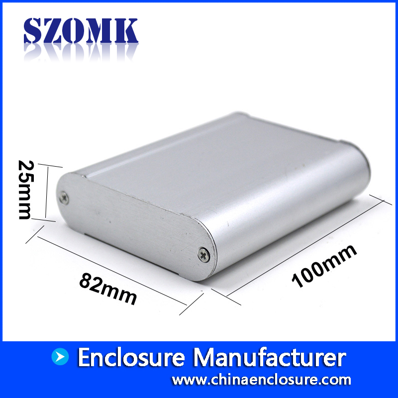 high quality ip54 small custom aluminum electronic enclosure for portable power supply AK-C-B16