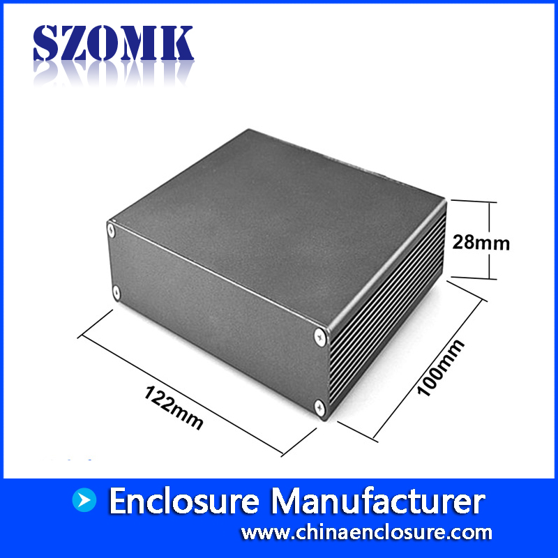 metaal aluminium extrusie verdeler behuizing box voor elektronische douane