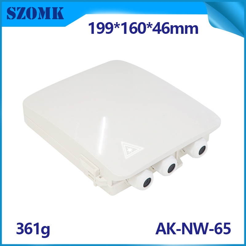 净工作接线盒PCB设计WiFi路由器外壳DIY网络项目盒塑料调制解调器外壳AK-NW-65