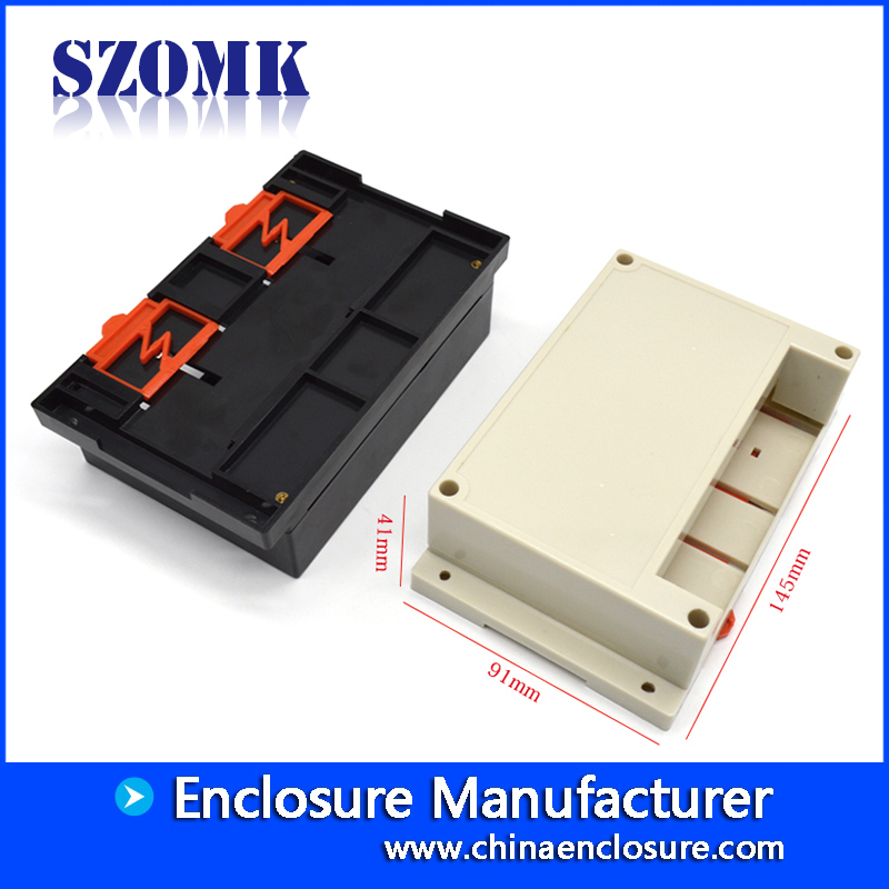 caja industrial de plástico DIN para equipos electrónicos AK-P-07 145 * 91 * 41 mm
