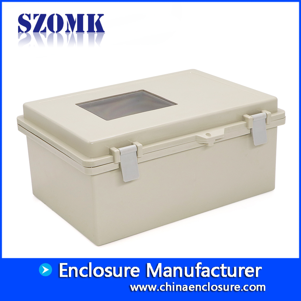 Caja de conexiones de montaje de polo con gabinete eléctrico impermeable 290x190x140mm Caja de proyecto Suministro / AK-B-F52C