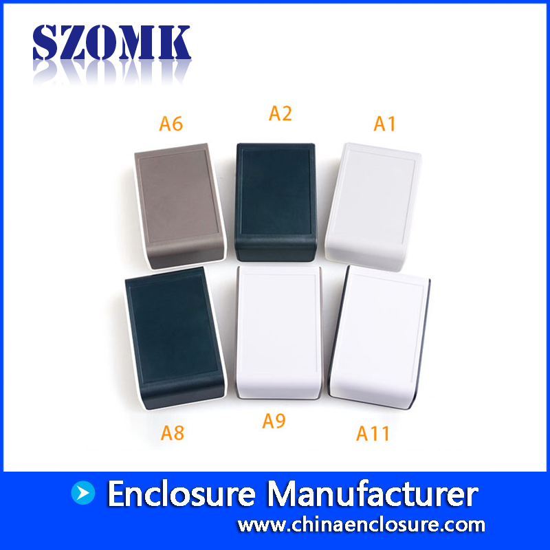 boîtiers en plastique de conception de marque de Shenzhen OMK pour l'électronique de la Chine AK-S-01 19 * 50 * 80mm