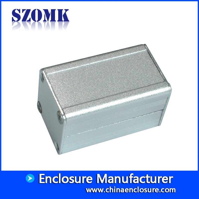 Szomk personalizado alumínio extrudido caixa de gabinete caixa de montagem 25 * 25 * grátis