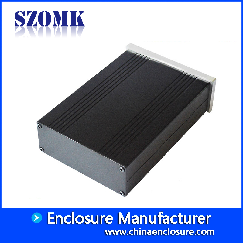 Szomk personalizable caja de control de aluminio del gabinete del disipador de calor