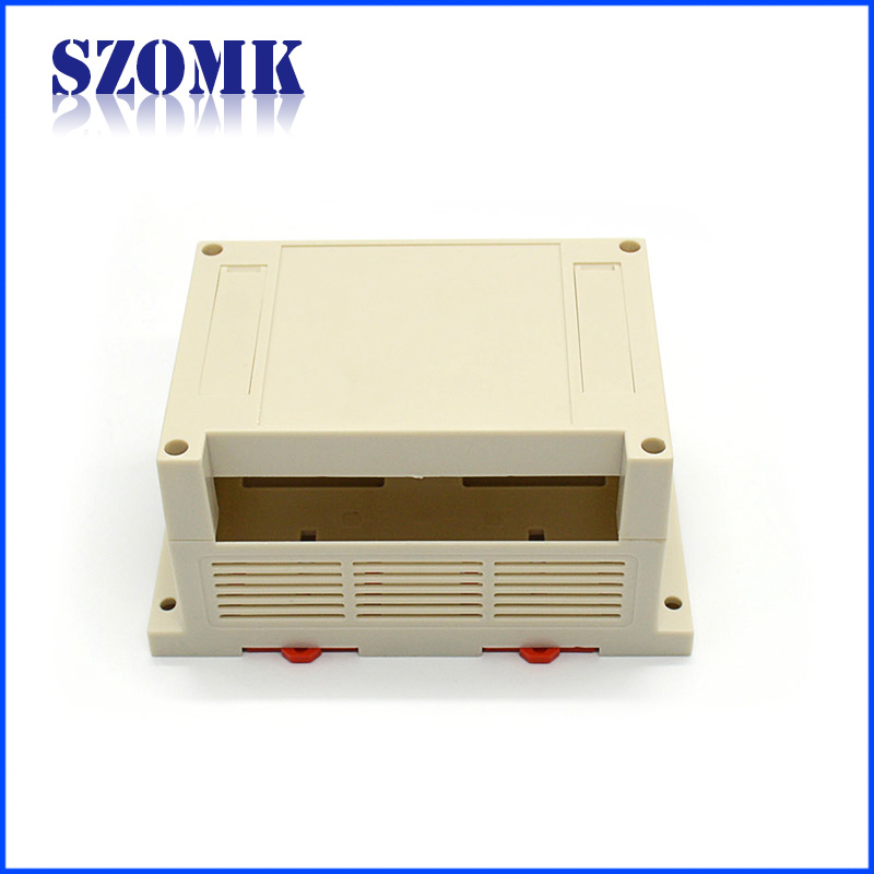 szomk高品質の電子機器用プラスチックdinレールマウントエンクロージャーAK-P-10 145 * 90 * 72 mm