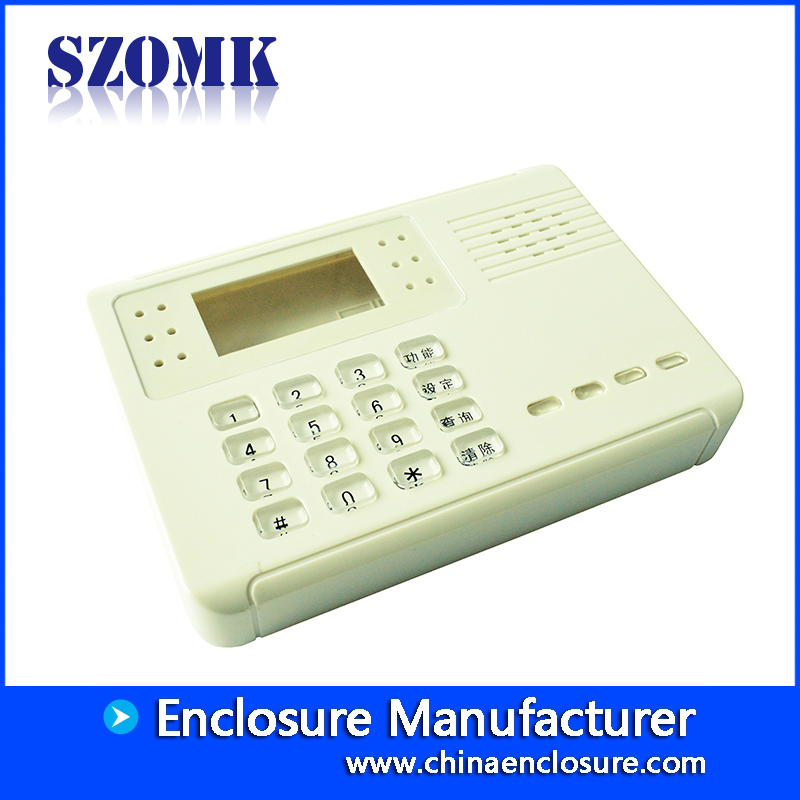 Szomk novo gabinete de plástico de chegada para sistema de controle de alarme caixa de pcb