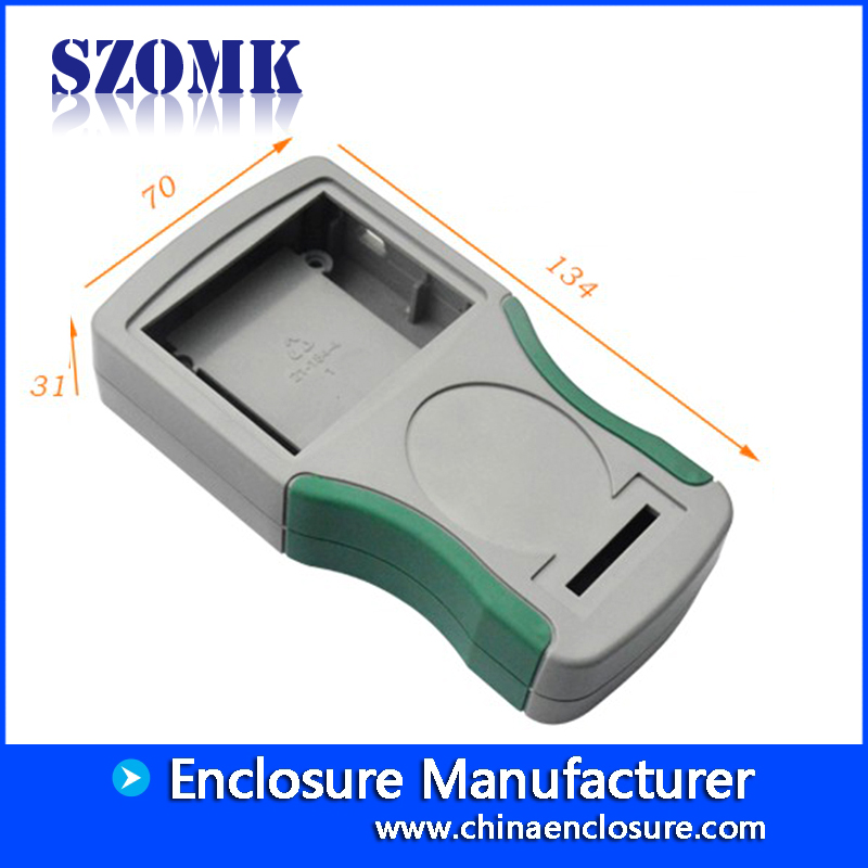 szomk boîtier en plastique ABS avec écran LCD AK-H-57/134 * 70 * 31mm
