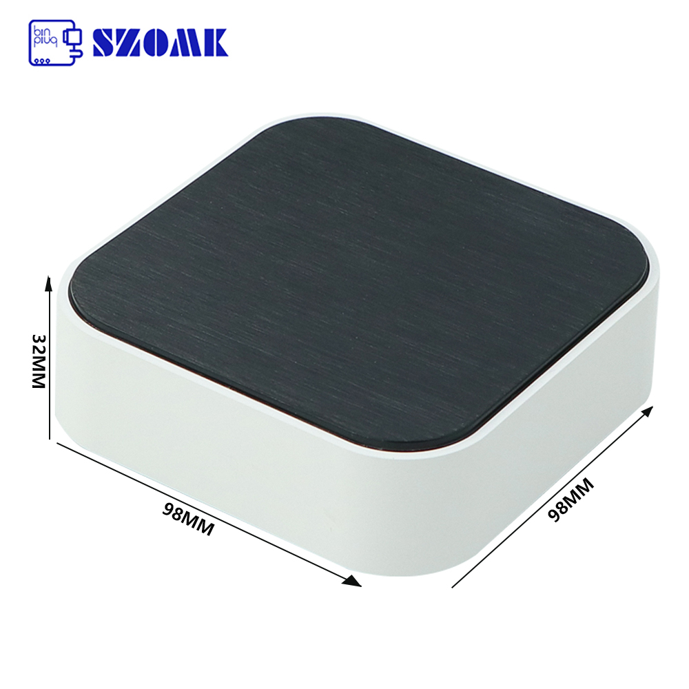 Szomk مشروع مربع مكبرات الصوت حالة البلاستيك للمشروع الإلكتروني AK-S-128