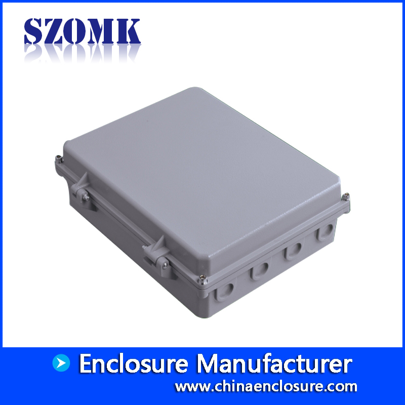 Szomk material resistente fundición a presión de aluminio a prueba de agua AK-AW-37 310 * 250 * 105 mm con un mejor diseño
